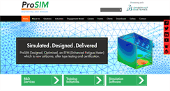 Desktop Screenshot of pro-sim.com